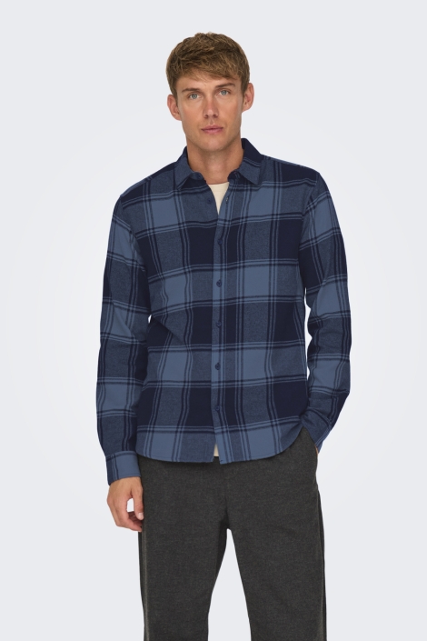 Only & Sons onsgudmund ls checked shirt noos